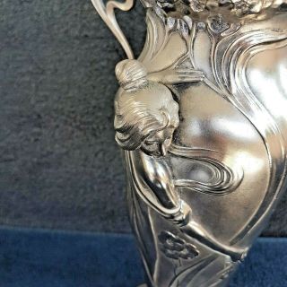 WMF Art Nouveau Silver Plated Flower Vase 2