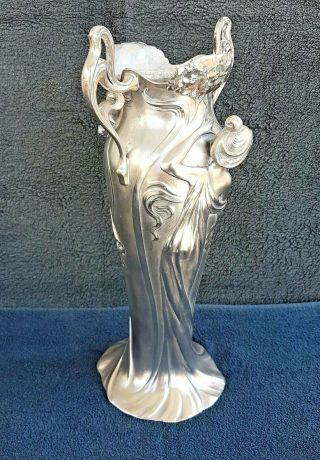 WMF Art Nouveau Silver Plated Flower Vase 5
