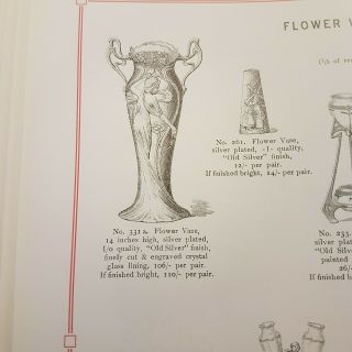 WMF Art Nouveau Silver Plated Flower Vase 8