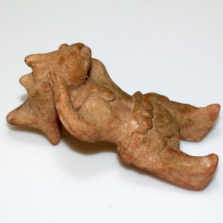 Rare Phoenician Terracotta Human Fish Idol Statue Circa 1000 - 500 Bc