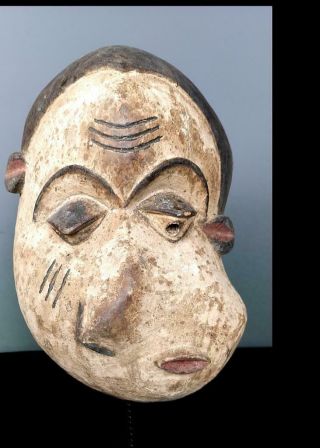 Old Tribal Pende Deformed Mask - Congo