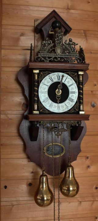 two tone chime Dutch Zaanse Wall Clock (ZA 14) 6
