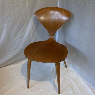 Mid Century Chair Norman Cherner for Plycraft Danish Modern Plywood Side Chair 2