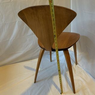 Mid Century Chair Norman Cherner for Plycraft Danish Modern Plywood Side Chair 7