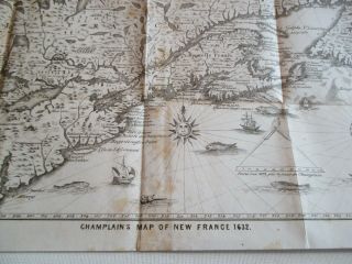 Champlain ' s Map of France 1632,  Richard H.  Pease,  Albany,  NY,  1850 2