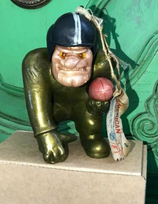 1967 Russ Berrie Rdf Oily Jiggler All American Football Player W/ Tag Rare