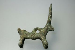 Ancient Fantastic Roman Bronze Figurine Goat 1st - 4th Ad