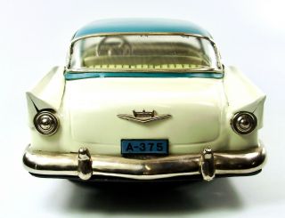 1957 Ford 16” (40.  6 cm) 2 - Door Hardtop Japanese Tin Car by Yonezawa NR 7