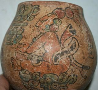 ORIG $1099 WOW PRE COLUMBIAN MAYAN BOWL 5in PROV 2