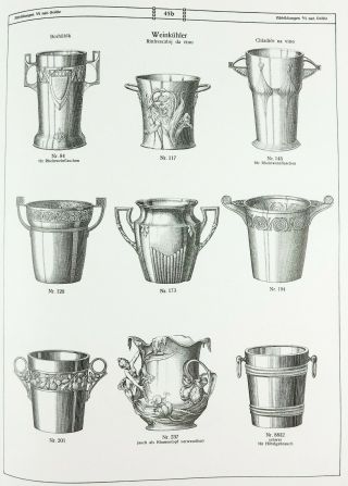 Art Nouveau,  Jugendstil WMF Pewter Ice Bucket,  Wine Cooler,  Flower Pot,  c.  1905 10