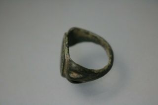 Ancient Interesting Roman Bronze Ring Victoria 1st - 4th century AD 3