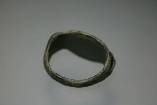 Ancient Interesting Roman Bronze Ring Victoria 1st - 4th century AD 4