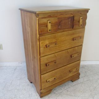 Vintage 1930s Rustic / Lodge / Cabin / Rancho Monterey Style Chest of Drawers 2