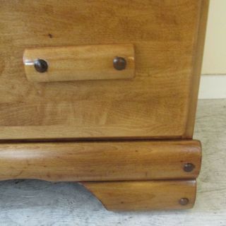 Vintage 1930s Rustic / Lodge / Cabin / Rancho Monterey Style Chest of Drawers 9