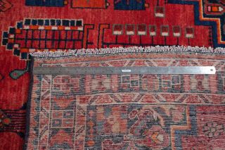 7.  15x4.  36ft ANTIQUE Hand - Knotted Persian Tribal Area Rug Red handmad Vintage Rug 10
