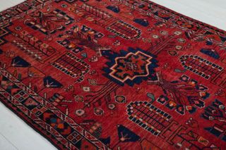 7.  15x4.  36ft ANTIQUE Hand - Knotted Persian Tribal Area Rug Red handmad Vintage Rug 6