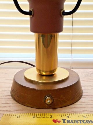 MID CENTURY MODERN LAMP.  Stilnovo Heifetz Lightolier Eames Atomic 50s 60s era 6
