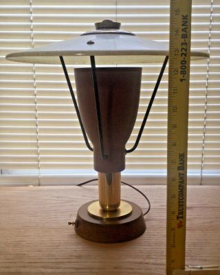 MID CENTURY MODERN LAMP.  Stilnovo Heifetz Lightolier Eames Atomic 50s 60s era 7