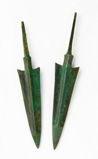 Sc Nearly Ancient Near East Bronze Javelins,  2nd Mill Bc
