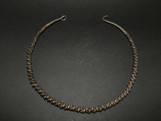 Silver Celtic Torque Neck Ring 600 - 100 B.  C.