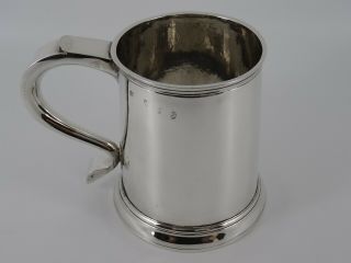 Very Rare Georgian George I Solid Sterling Silver Plain Tankard Mug London 1717