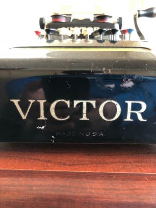 Vintage Collector Item Victor Adding Machine 4