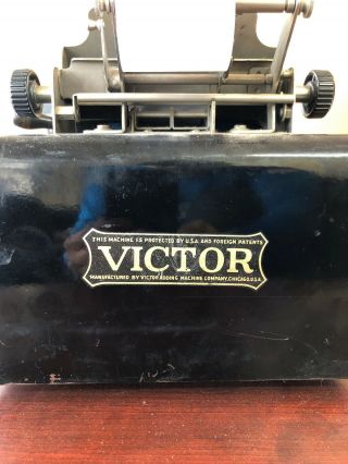 Vintage Collector Item Victor Adding Machine 7