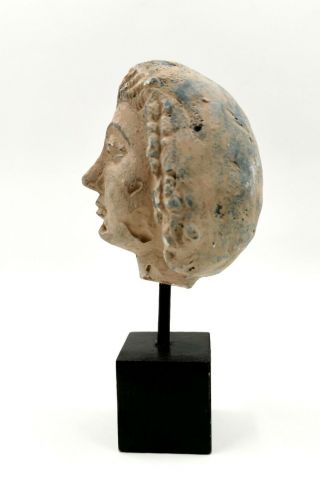 UNUSUAL RARE GREEK HELLENISTIC CA.  400 BC TERRACOTTA HEAD - R191 2