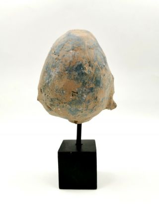 UNUSUAL RARE GREEK HELLENISTIC CA.  400 BC TERRACOTTA HEAD - R191 4