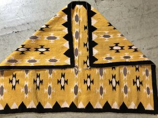 Auth: Antique American Indian Rug / Blanket Crisp 1940 