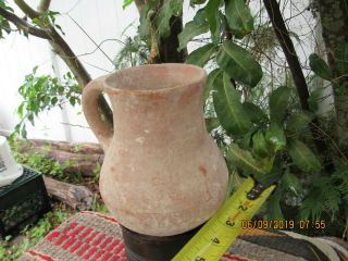 Ancient 1st TEMPLE PERIOD Clay Pitcher JUG 800 B.  C.  JUDAICA 100 AUTHENTIC 11