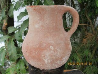 Ancient 1st TEMPLE PERIOD Clay Pitcher JUG 800 B.  C.  JUDAICA 100 AUTHENTIC 3