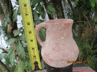 Ancient 1st TEMPLE PERIOD Clay Pitcher JUG 800 B.  C.  JUDAICA 100 AUTHENTIC 9