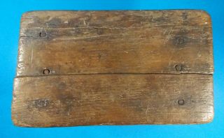 Antique American Cricket Footstool Square Nails Some Green Paint 7