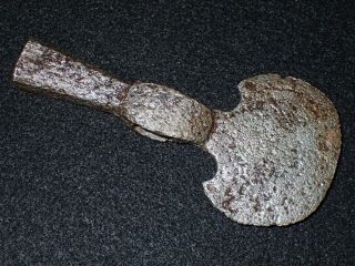 17th Or 18th C.  Sugar & Salt Axe - Small War Hammer Appearance,  Relic