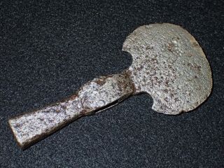 17th or 18th C.  Sugar & Salt Axe - Small War Hammer Appearance,  relic 4