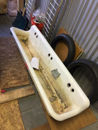 Cast Iron Vintage Trough Sink