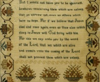 EARLY 19TH CENTURY QUOTATION SAMPLER BY HARRIET WILLIAMSON - June 20th 1837 10