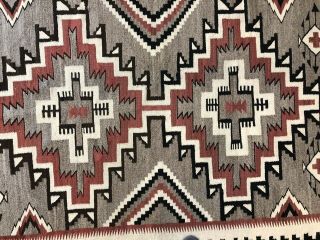Auth: Antique American Indian Rug / Blanket Crisp 1920 ' s Beauty 4x6 11