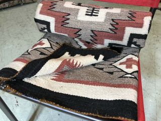 Auth: Antique American Indian Rug / Blanket Crisp 1920 ' s Beauty 4x6 12
