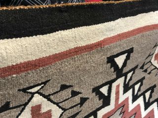 Auth: Antique American Indian Rug / Blanket Crisp 1920 ' s Beauty 4x6 6