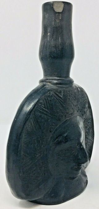 Pre Columbian Chimu Blackware Vessel Peru South America C 1100 - 1400 3