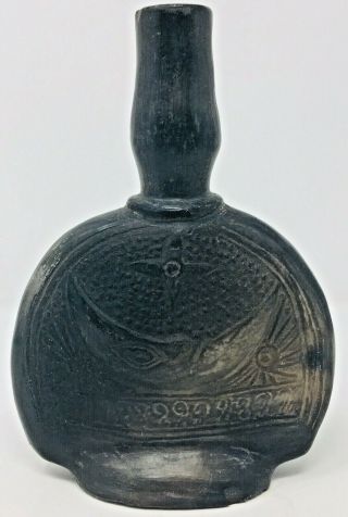 Pre Columbian Chimu Blackware Vessel Peru South America C 1100 - 1400 5