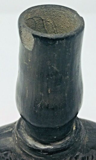Pre Columbian Chimu Blackware Vessel Peru South America C 1100 - 1400 9