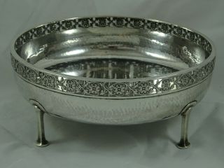 Arts & Crafts,  Solid Silver Fruit Bowl,  1926,  464gm - Connell