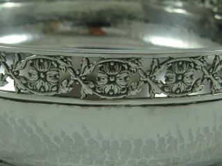 ARTS & CRAFTS,  solid silver FRUIT BOWL,  1926,  464gm - CONNELL 3