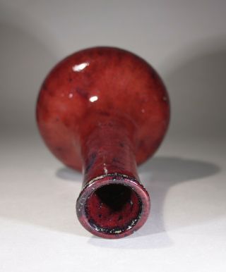 Antique Chinese Ox Blood Glazed Vase Kangxi - 7