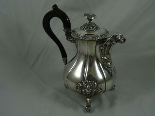 Stunning French Solid Silver Victorian Coffee Pot,  C1890,  388gm