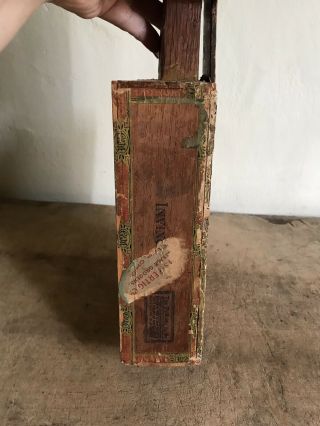 RARE Old Antique Handmade Wooden Cigar Box Banjo Patina AAFA Musical Instrument 9