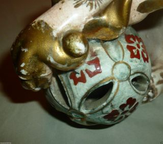 Fine Antique Chinese Porcelain Foo Dog - Gold gilt - exquisite & rare - 19th C. 7